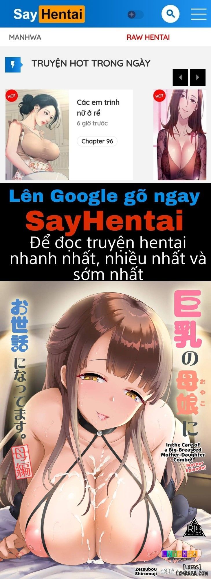 đọc truyện Cared For By A Busty Mother & Daughter Chương 1 ảnh 2 tại Thiên Thai Truyện