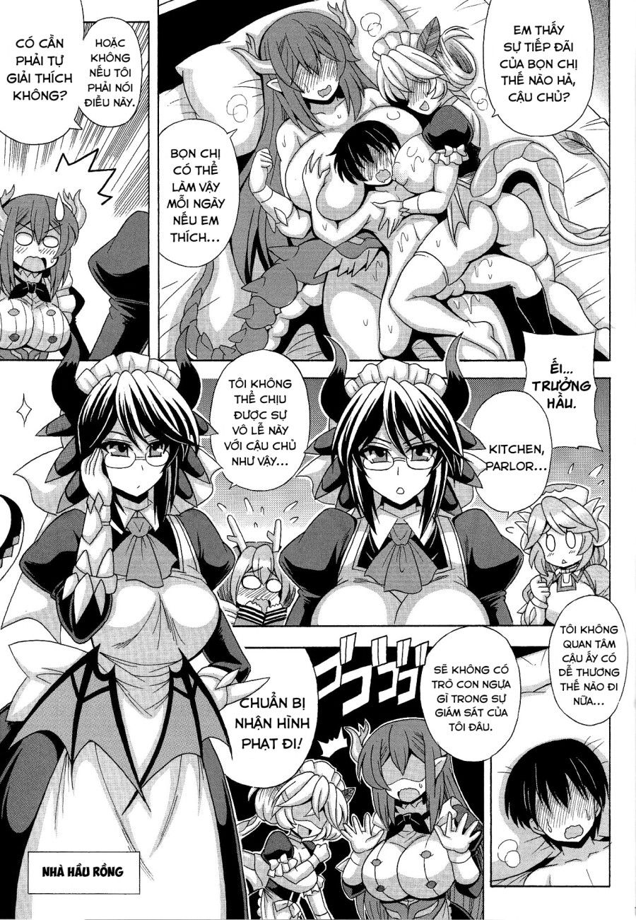 Cậu Chủ Nhỏ Trai Zin Và Lần Đầu Của Những Cô Hầu Rồng Oneshot page 20 - Giả Dược