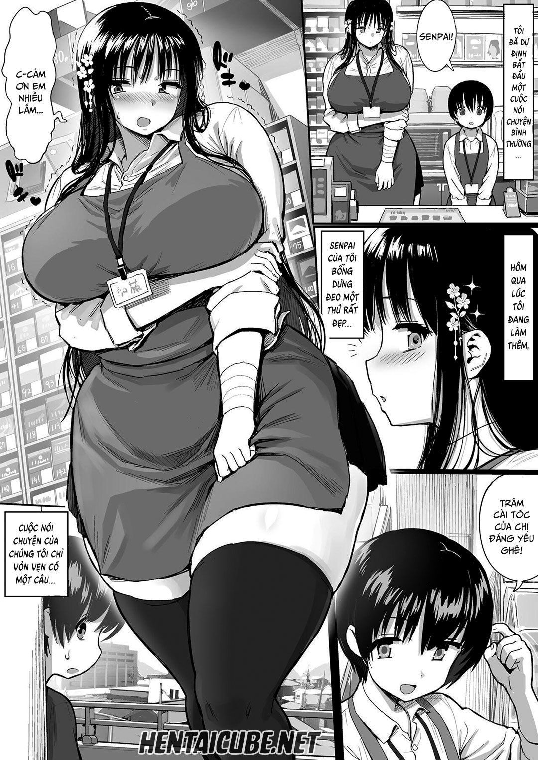Câu Chuyện Bị Cưỡng Hiếp Bởi Senpai Chỗ Làm Thêm Oneshot page 3 - Giả Dược