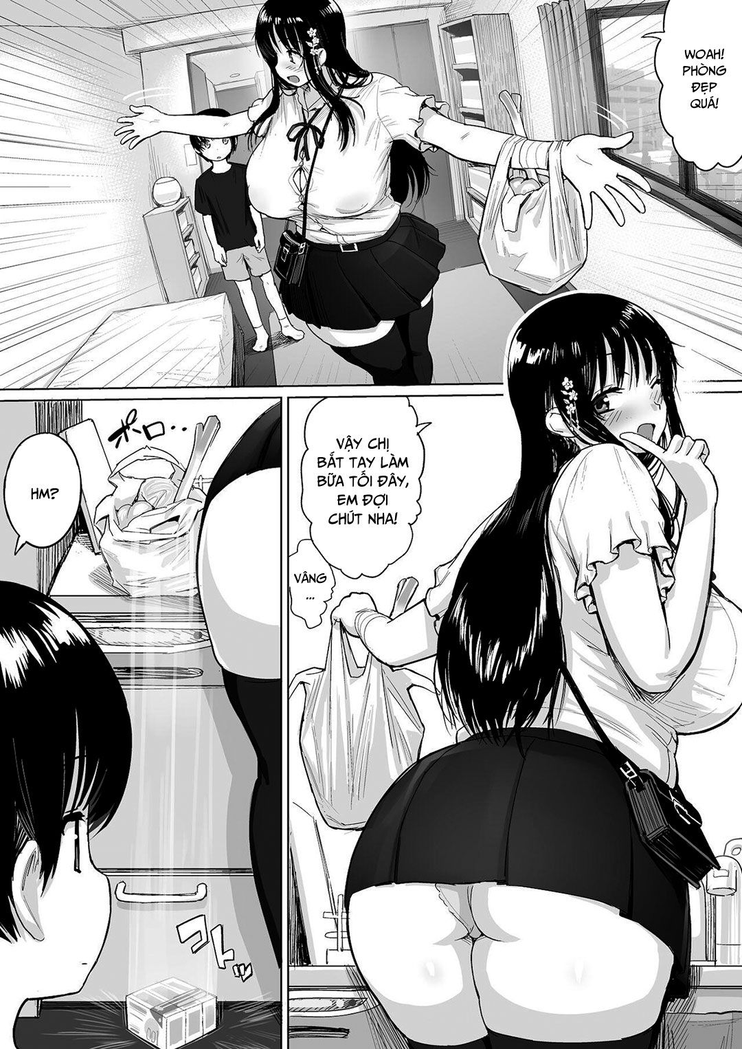 Câu Chuyện Bị Cưỡng Hiếp Bởi Senpai Chỗ Làm Thêm Oneshot page 6 - Giả Dược