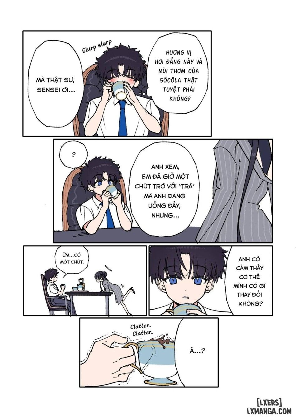 Câu Chuyện Tình Yêu Của Kisaki Và Sensei Chương 1 page 4 - Giả Dược
