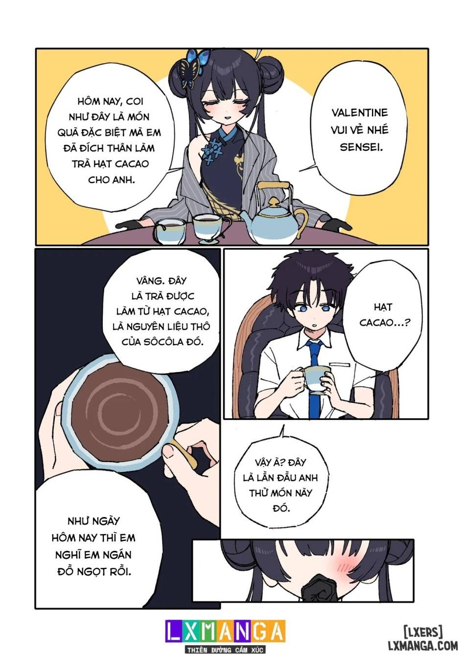 Câu Chuyện Tình Yêu Của Kisaki Và Sensei Oneshot page 3 - Giả Dược