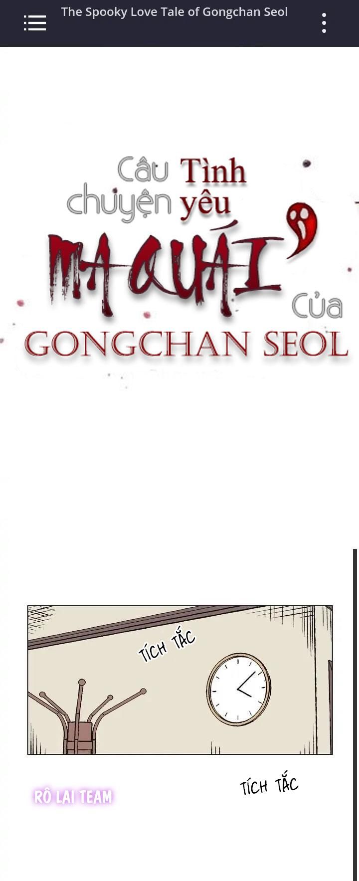 đọc truyện Câu Chuyện Tình Yêu Ma Quái Của Gongchan Seol Chương 18 ảnh 1 tại Giả Dược