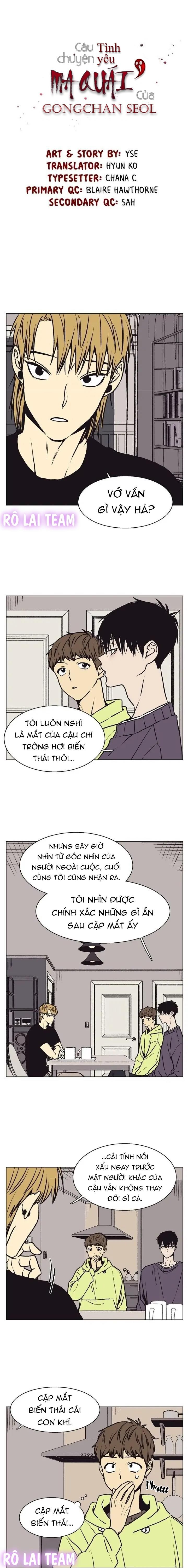 đọc truyện Câu Chuyện Tình Yêu Ma Quái Của Gongchan Seol Chương 52 ảnh 1 tại Giả Dược
