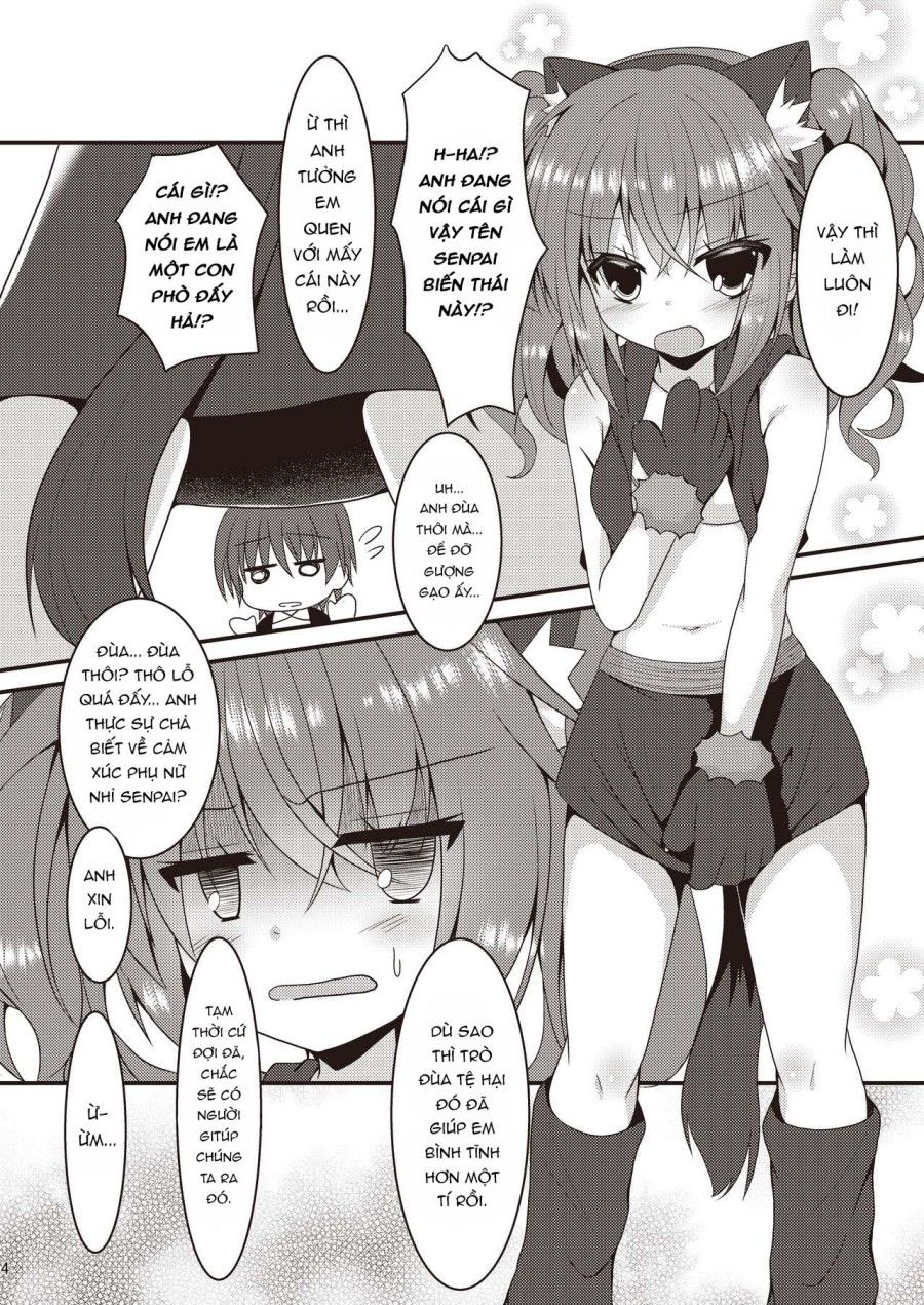 Câu Chuyện Về Căn Phòng Nơi Mà Tôi Phải Làm Tình Với Senpai Để Thoát Ra Ngoài Sau Bữa Tiệc Halloween. Oneshot page 4 - Giả Dược