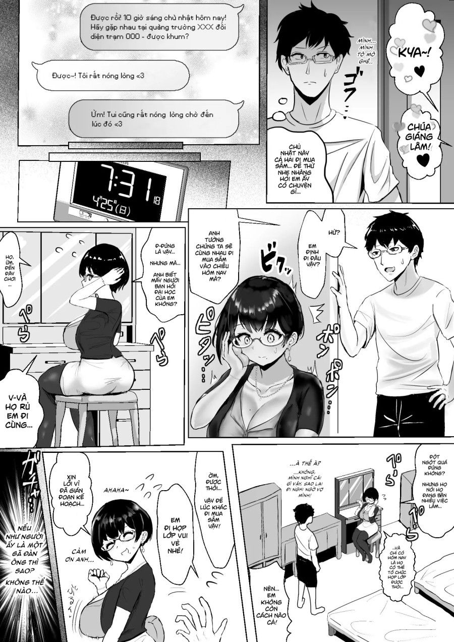 Câu Chuyện Về Cô Vợ Otaku Bị Một Thằng Nhóc Idol Streamer Vụng Trộm Chương 1 page 9 - Giả Dược