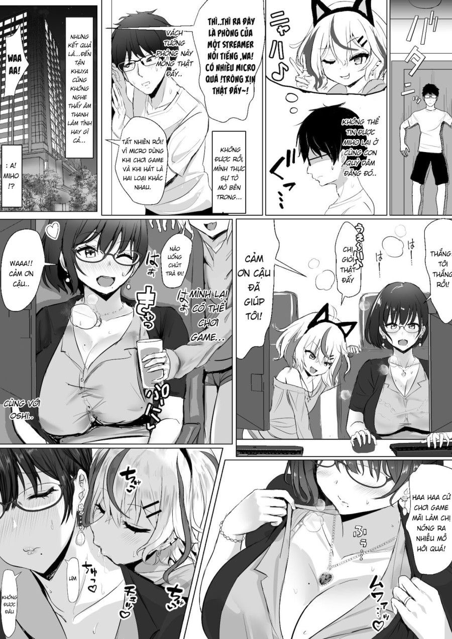 Câu Chuyện Về Cô Vợ Otaku Bị Một Thằng Nhóc Idol Streamer Vụng Trộm Chương 3 page 2 - Giả Dược