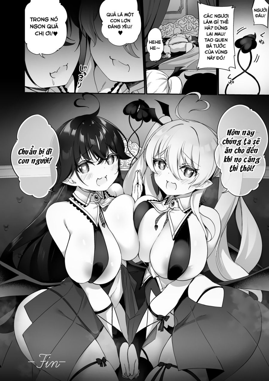 Câu Chuyện Về Người Hùng Đã Đánh Bại Quỷ Vương Nhưng Lại Thua Trước Succubus Và Tận Hưởng Cuộc Sống Làm Succubus! Oneshot page 36 - Giả Dược