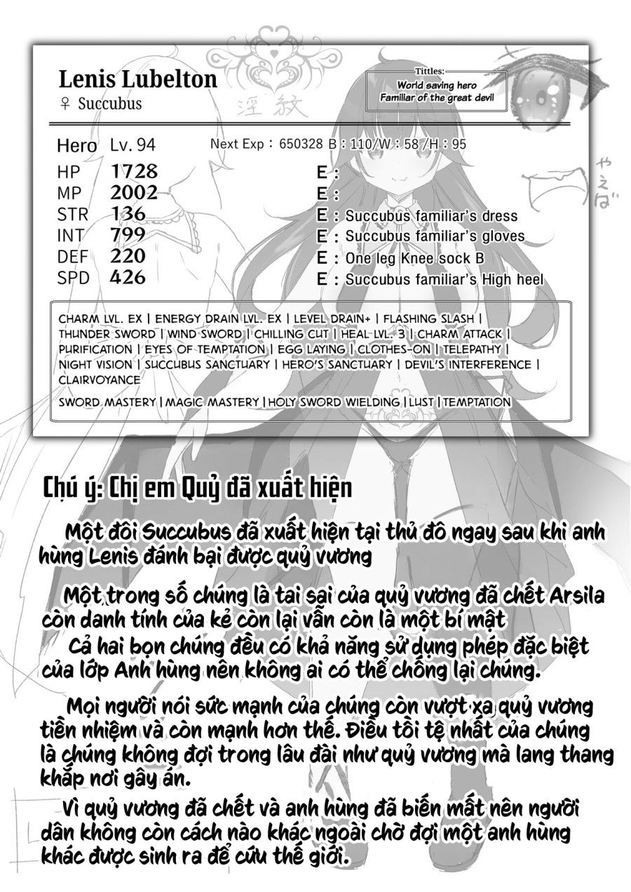 Câu Chuyện Về Người Hùng Đã Đánh Bại Quỷ Vương Nhưng Lại Thua Trước Succubus Và Tận Hưởng Cuộc Sống Làm Succubus! Oneshot page 37 - Giả Dược