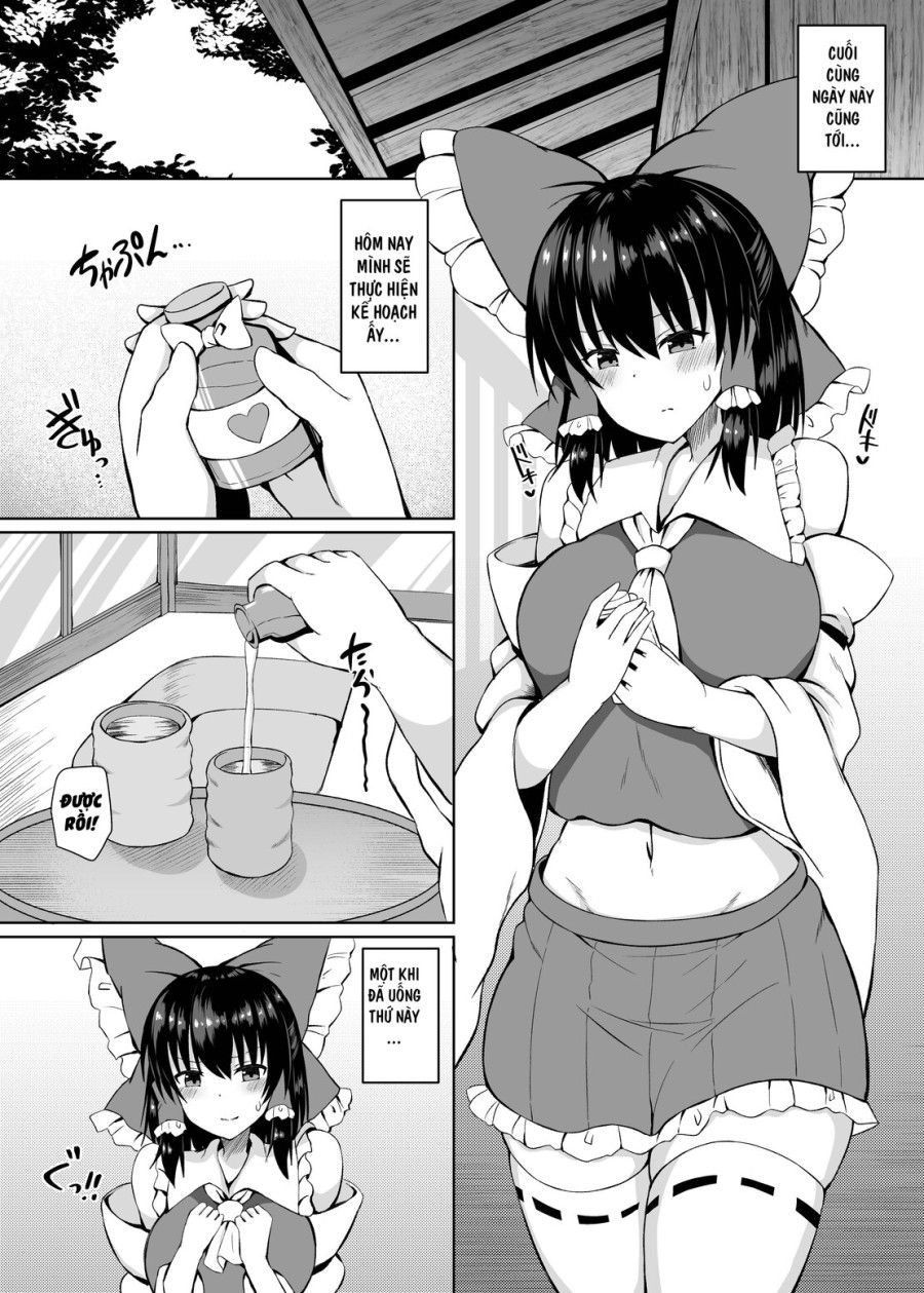 đọc truyện Câu Chuyện Về Việc Được Reimu Tặng Thuốc Kích Thích Tình Dục. Oneshot ảnh 4 tại Giả Dược