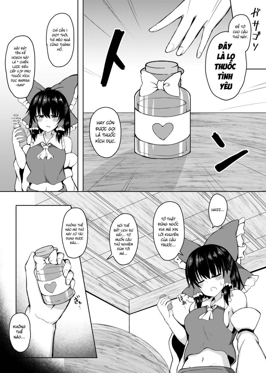 đọc truyện Câu Chuyện Về Việc Được Reimu Tặng Thuốc Kích Thích Tình Dục. Oneshot ảnh 6 tại Giả Dược