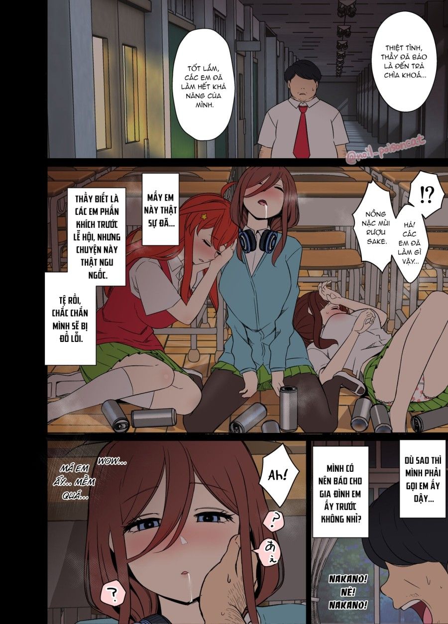 Câu Chuyện Về Việc Làm Điều Xấu Với Nakano Miku Say Rượu Oneshot page 4 - Giả Dược