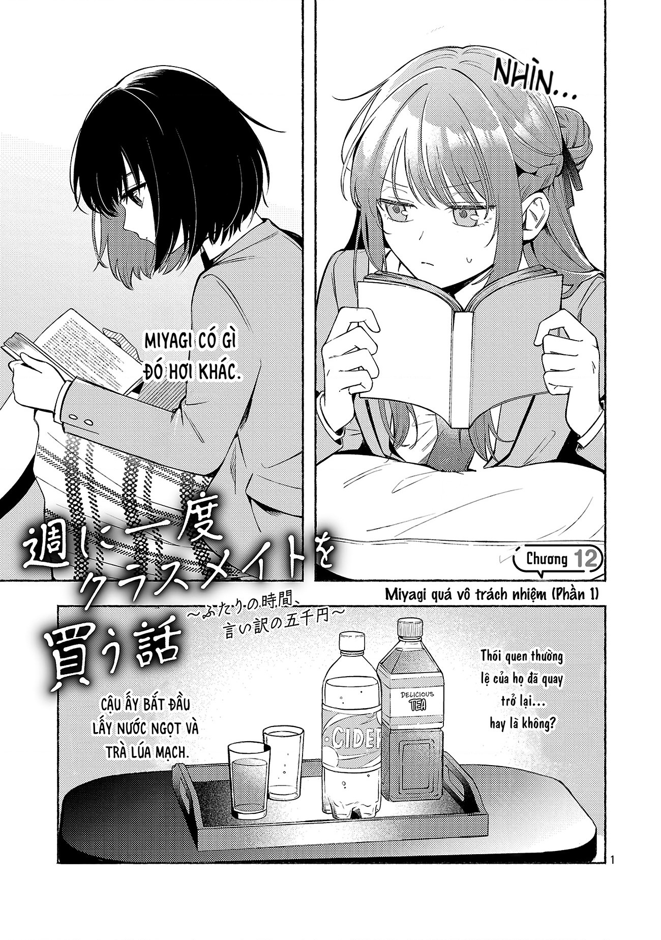 đọc truyện Câu Chuyện Về Việc Mua Bạn Cùng Lớp Mỗi Tuần: 5.000 Yên Để Có Cớ Dành Thời Gian Cho Nhau. Chương 12 ảnh 2 tại Thiên Thai Truyện