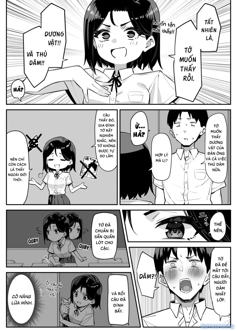 đọc truyện Câu Chuyện Về Việc Tôi Phải Sục Cho Lớp Trưởng Xem. Chương 1 ảnh 5 tại Thiên Thai Truyện