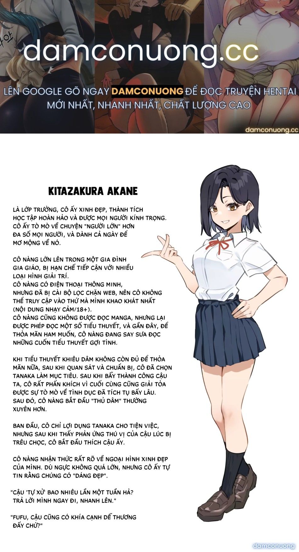 đọc truyện Câu Chuyện Về Việc Tôi Phải Sục Cho Lớp Trưởng Xem. Chương 2 ảnh 2 tại Thiên Thai Truyện