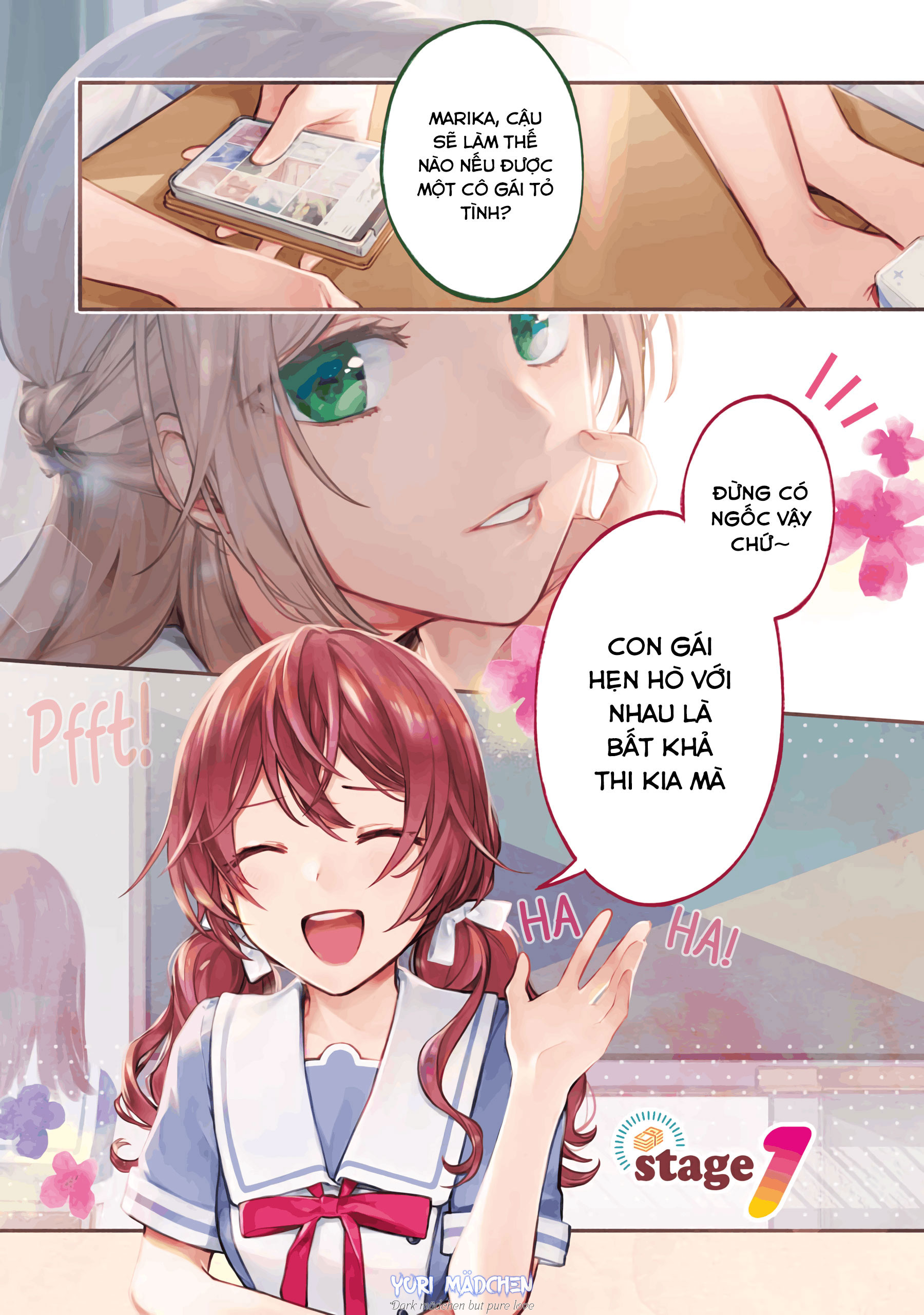 đọc truyện Câu Chuyện Yuri Về Một Thiếu Nữ Khăng Khăng Rằng: "hai Cô Gái Yêu Nhau Là Điều Bất Khả Thi Mà!" Hoàn Toàn Đổ Gục Trong 100 Ngày! Chương 1 ảnh 4 tại Thiên Thai Truyện