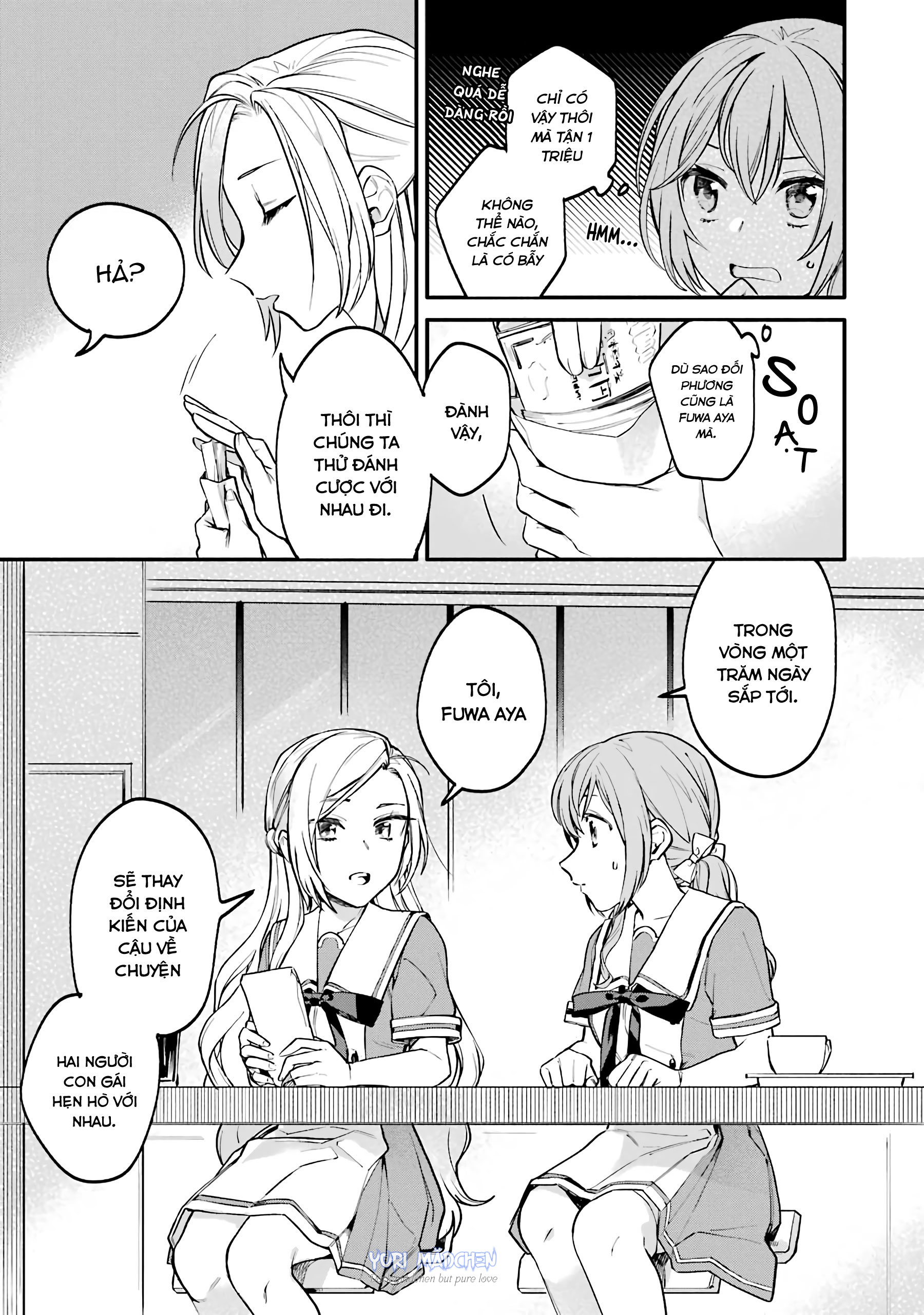 đọc truyện Câu Chuyện Yuri Về Một Thiếu Nữ Khăng Khăng Rằng: "hai Cô Gái Yêu Nhau Là Điều Bất Khả Thi Mà!" Hoàn Toàn Đổ Gục Trong 100 Ngày! Chương 1 ảnh 28 tại Thiên Thai Truyện