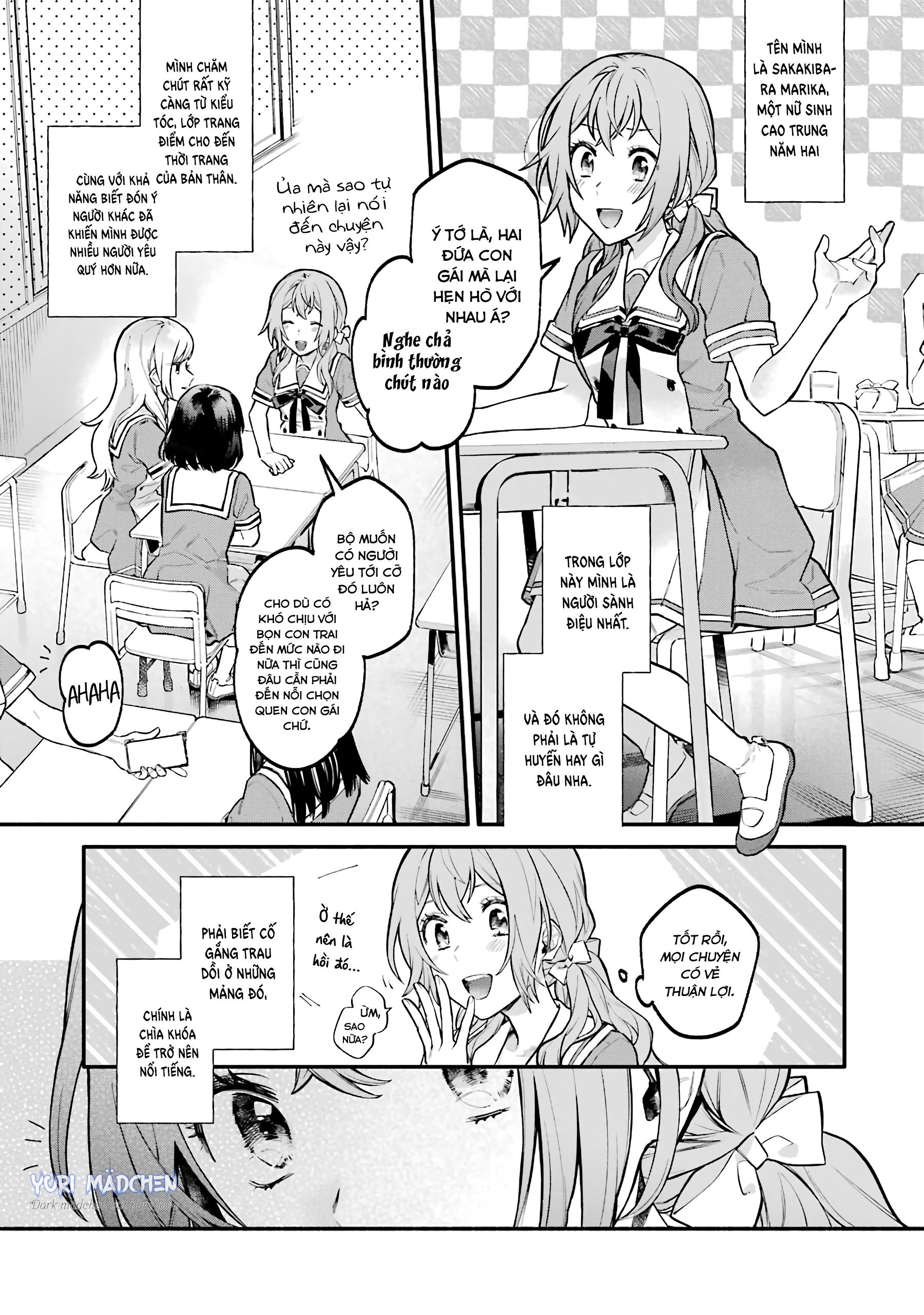 đọc truyện Câu Chuyện Yuri Về Một Thiếu Nữ Khăng Khăng Rằng: "hai Cô Gái Yêu Nhau Là Điều Bất Khả Thi Mà!" Hoàn Toàn Đổ Gục Trong 100 Ngày! Chương 1 ảnh 8 tại Thiên Thai Truyện