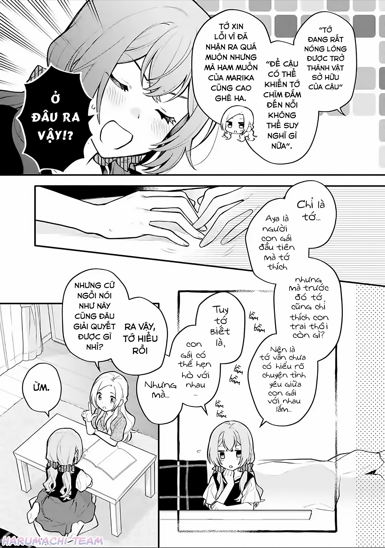 đọc truyện Câu Chuyện Yuri Về Một Thiếu Nữ Khăng Khăng Rằng: "hai Cô Gái Yêu Nhau Là Điều Bất Khả Thi Mà!" Hoàn Toàn Đổ Gục Trong 100 Ngày! Chương 11 ảnh 4 tại Thiên Thai Truyện