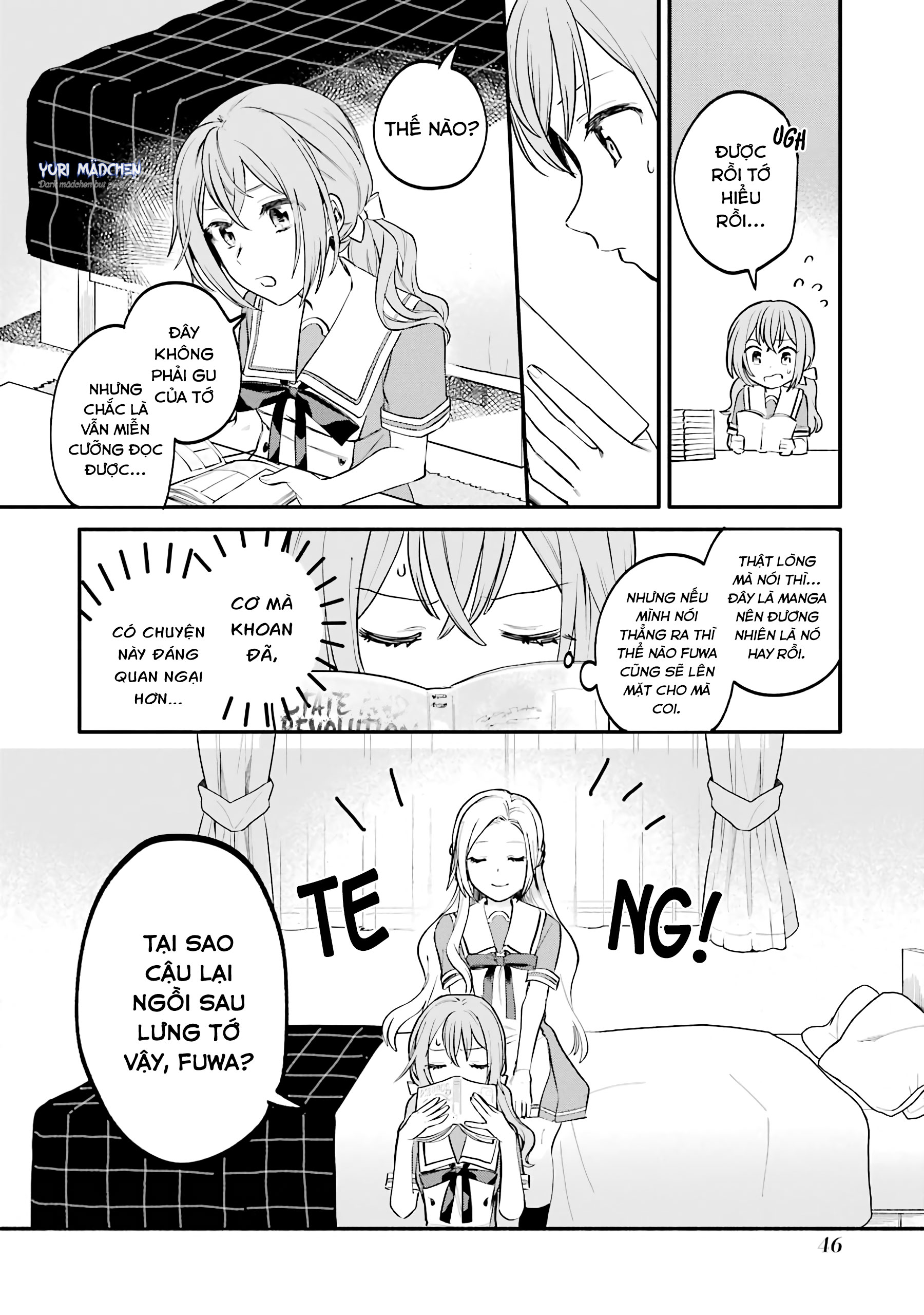 đọc truyện Câu Chuyện Yuri Về Một Thiếu Nữ Khăng Khăng Rằng: "hai Cô Gái Yêu Nhau Là Điều Bất Khả Thi Mà!" Hoàn Toàn Đổ Gục Trong 100 Ngày! Chương 2 ảnh 14 tại Thiên Thai Truyện