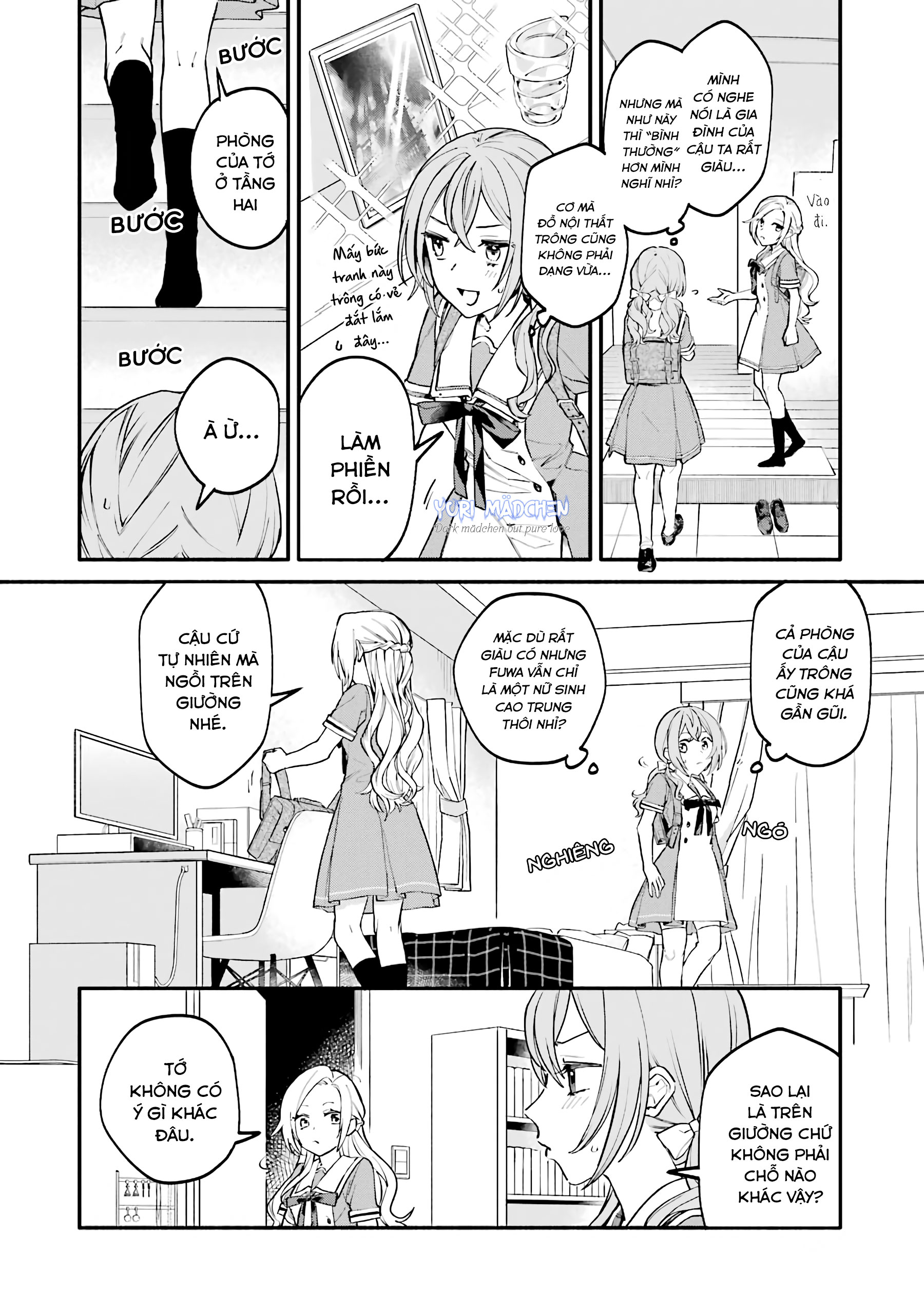 đọc truyện Câu Chuyện Yuri Về Một Thiếu Nữ Khăng Khăng Rằng: "hai Cô Gái Yêu Nhau Là Điều Bất Khả Thi Mà!" Hoàn Toàn Đổ Gục Trong 100 Ngày! Chương 2 ảnh 4 tại Thiên Thai Truyện