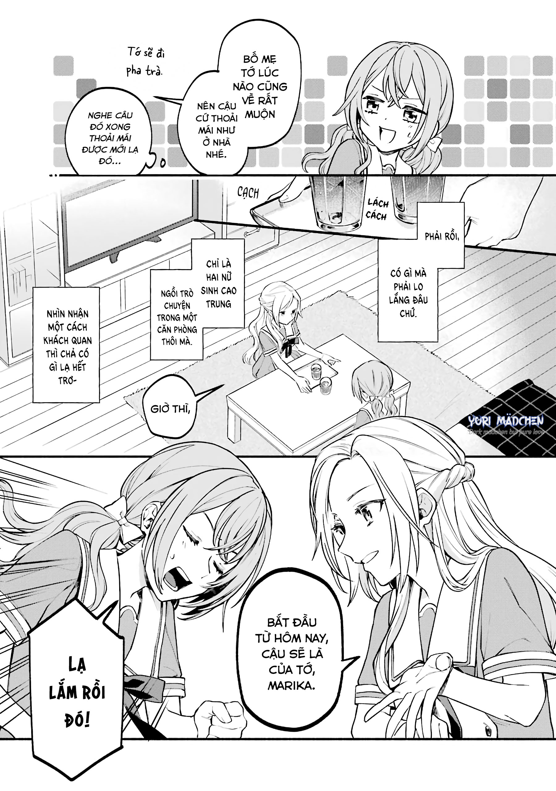 đọc truyện Câu Chuyện Yuri Về Một Thiếu Nữ Khăng Khăng Rằng: "hai Cô Gái Yêu Nhau Là Điều Bất Khả Thi Mà!" Hoàn Toàn Đổ Gục Trong 100 Ngày! Chương 2 ảnh 5 tại Thiên Thai Truyện