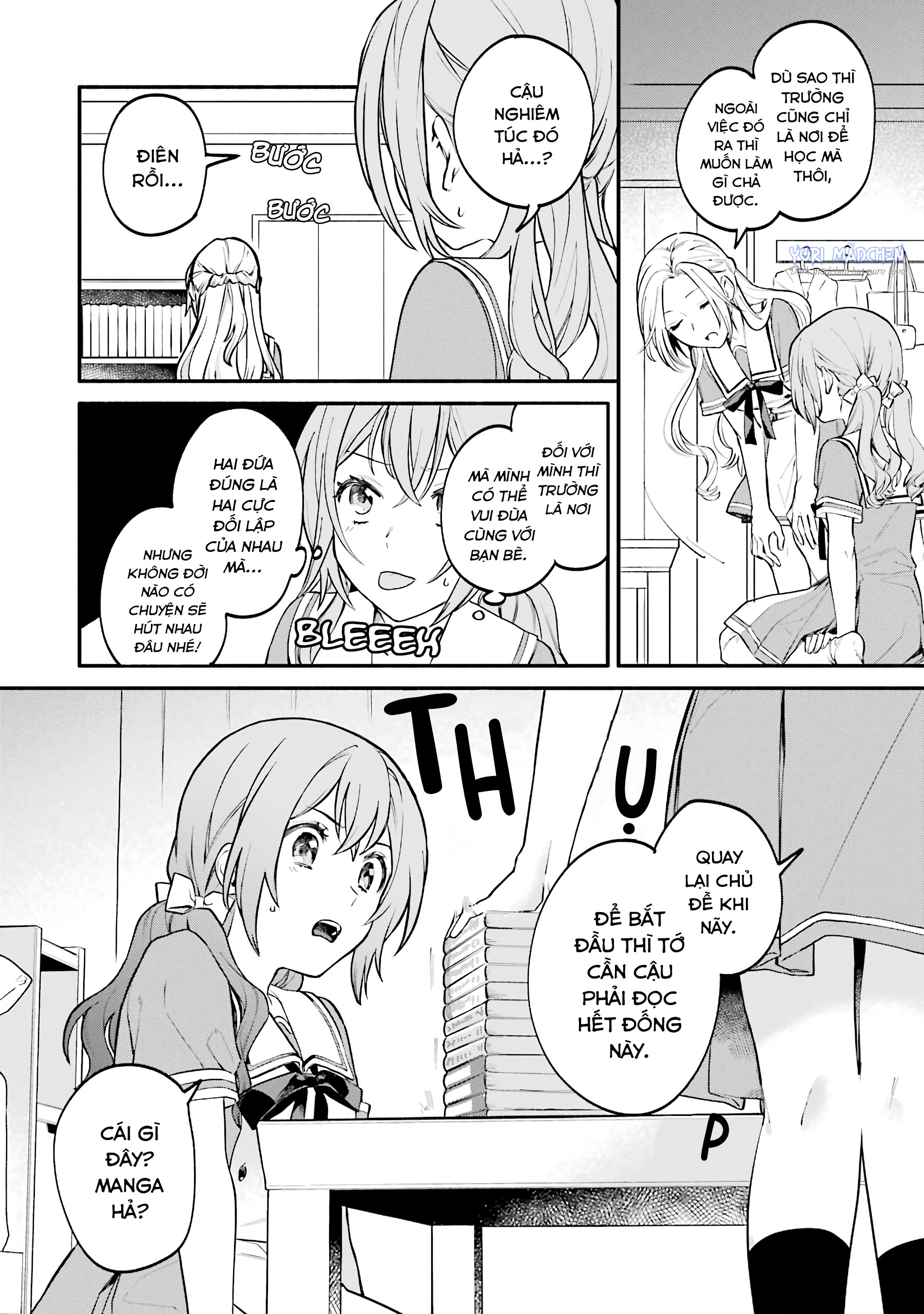 đọc truyện Câu Chuyện Yuri Về Một Thiếu Nữ Khăng Khăng Rằng: "hai Cô Gái Yêu Nhau Là Điều Bất Khả Thi Mà!" Hoàn Toàn Đổ Gục Trong 100 Ngày! Chương 2 ảnh 10 tại Thiên Thai Truyện