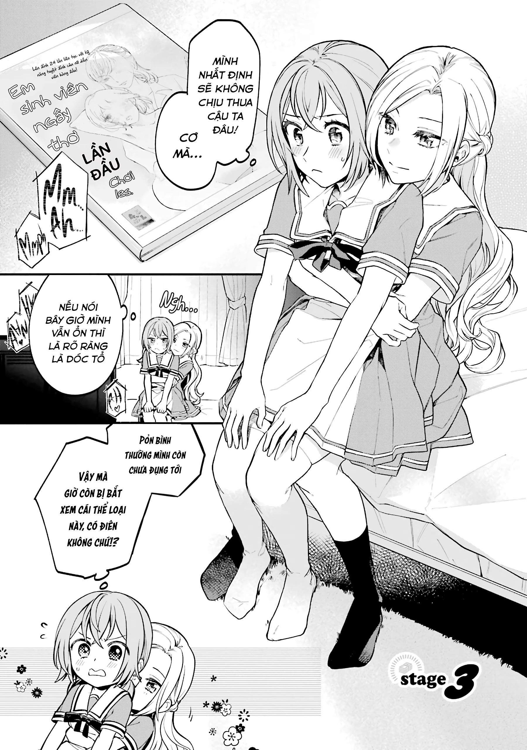 đọc truyện Câu Chuyện Yuri Về Một Thiếu Nữ Khăng Khăng Rằng: "hai Cô Gái Yêu Nhau Là Điều Bất Khả Thi Mà!" Hoàn Toàn Đổ Gục Trong 100 Ngày! Chương 3 ảnh 3 tại Thiên Thai Truyện