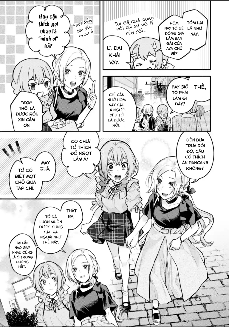 đọc truyện Câu Chuyện Yuri Về Một Thiếu Nữ Khăng Khăng Rằng: "hai Cô Gái Yêu Nhau Là Điều Bất Khả Thi Mà!" Hoàn Toàn Đổ Gục Trong 100 Ngày! Chương 7 ảnh 4 tại Thiên Thai Truyện