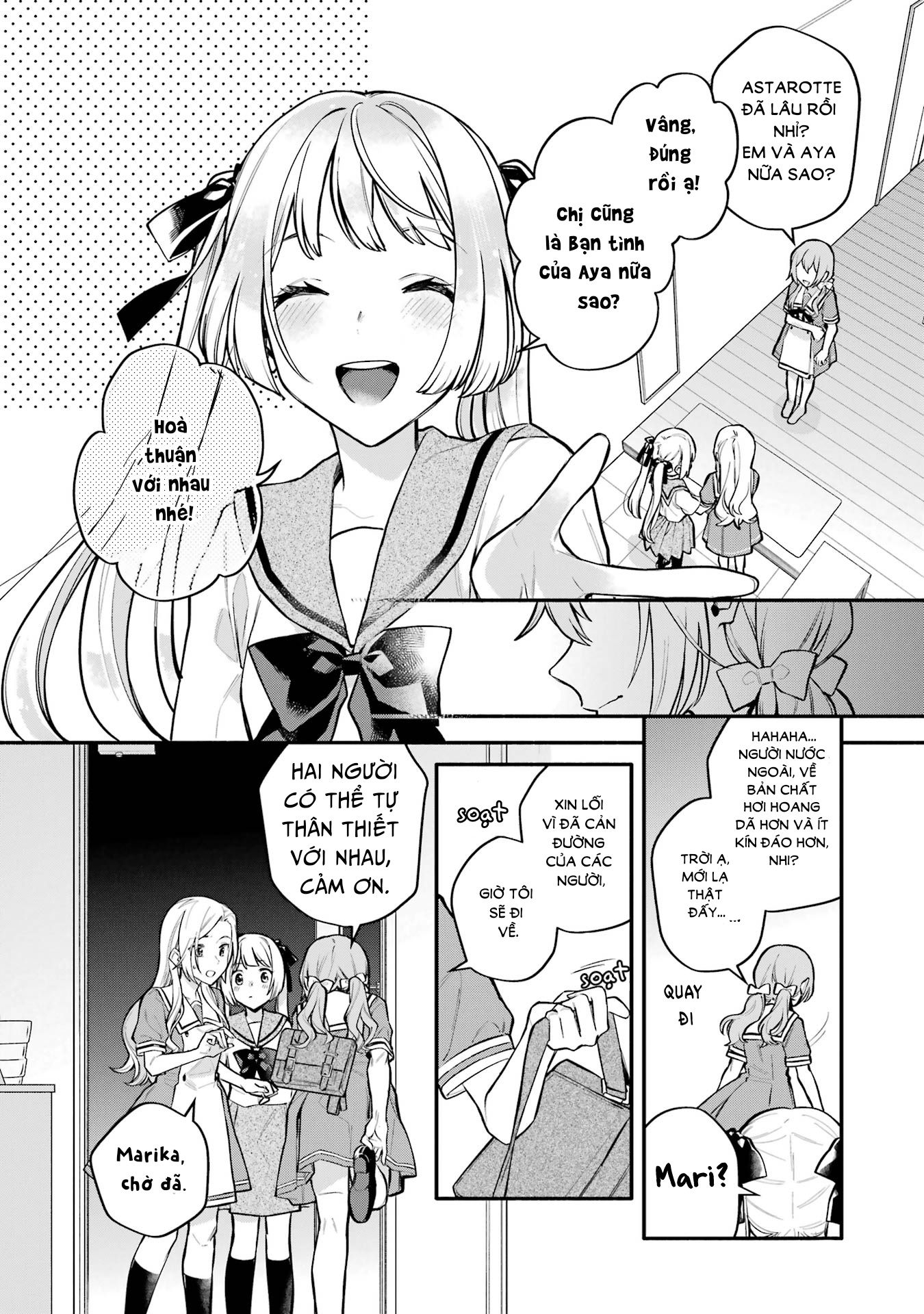 đọc truyện Câu Chuyện Yuri Về Một Thiếu Nữ Khăng Khăng Rằng: "hai Cô Gái Yêu Nhau Là Điều Bất Khả Thi Mà!" Hoàn Toàn Đổ Gục Trong 100 Ngày! Chương 9 ảnh 3 tại Thiên Thai Truyện