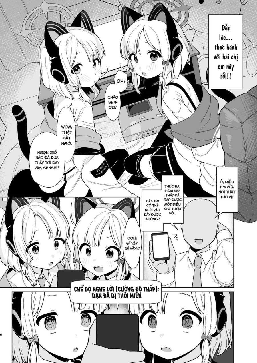 Câu Lạc Bộ Blue Archive Thao Túng Tâm Trí Oneshot page 4 - Giả Dược