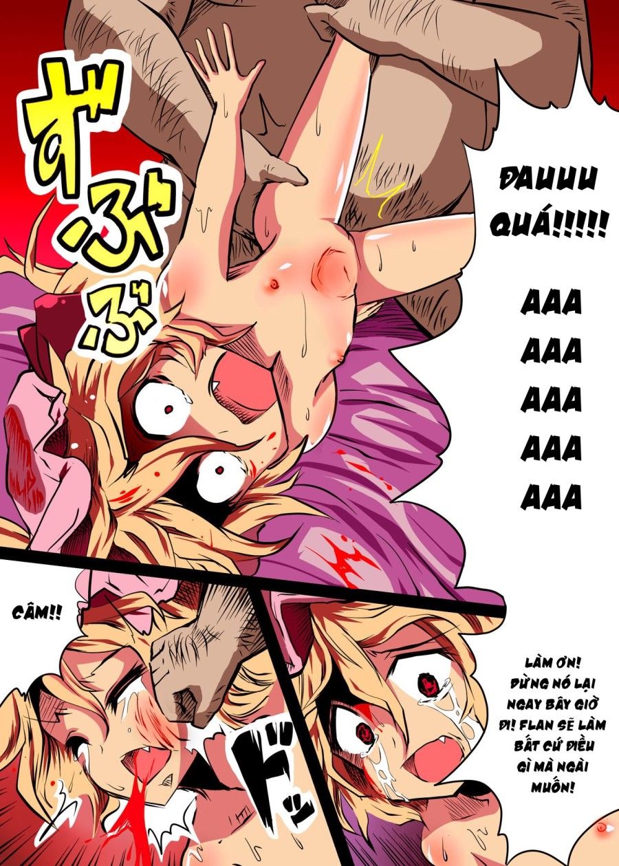 Câu Truyện Về Flandre Bị Đánh Đập Và Hiếp Dâm Bởi Lão Béo Oneshot page 16 - Giả Dược
