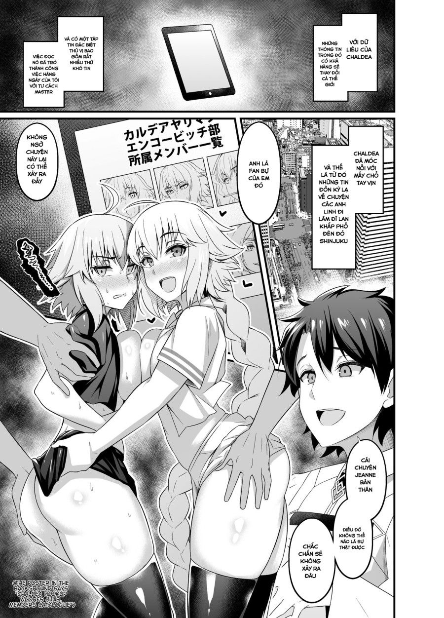 Chaldea Yariman Enkou Bitch-bu (fate Grand Order) Oneshot page 2 - Giả Dược