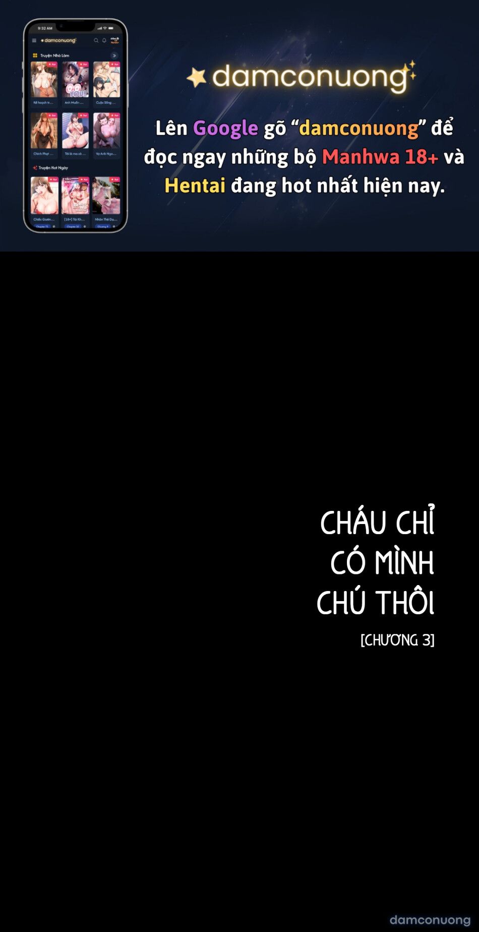 đọc truyện Cháu Chỉ Có Mình Chú Thôi Chương 3 ảnh 2 tại Thiên Thai Truyện