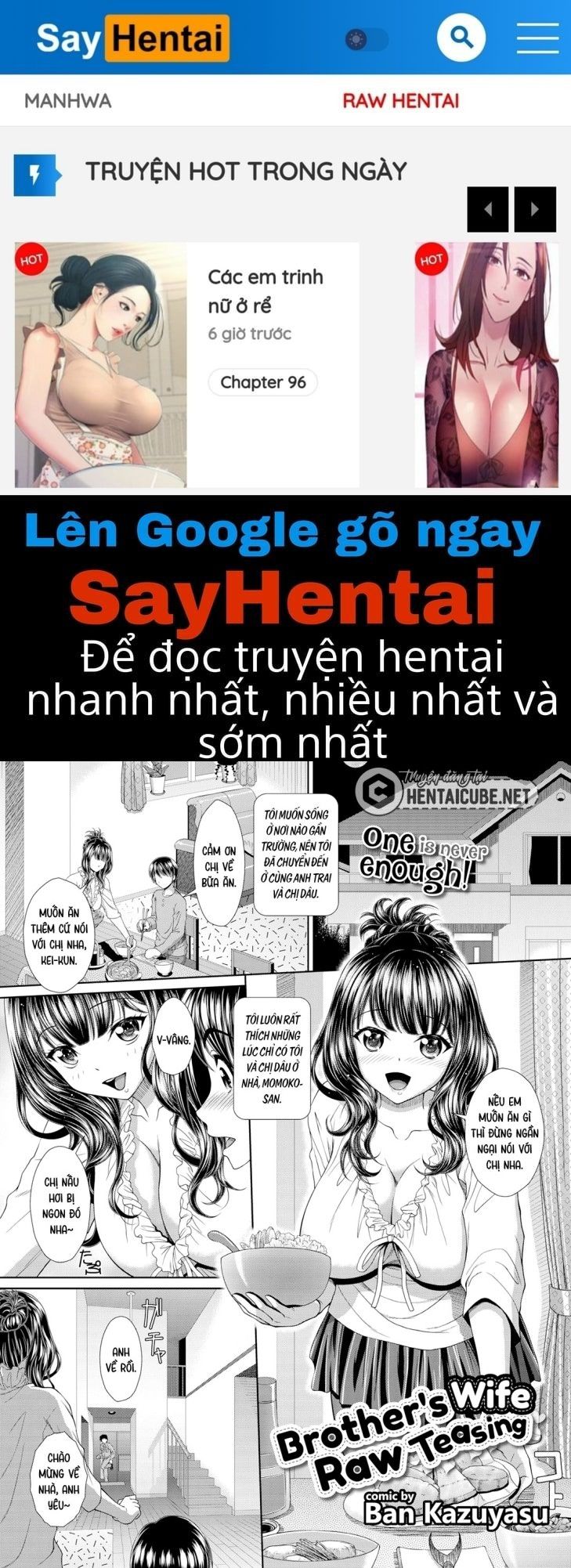 đọc truyện Chị Dâu Không Thấy Đủ Với Một Oneshot ảnh 1 tại Giả Dược