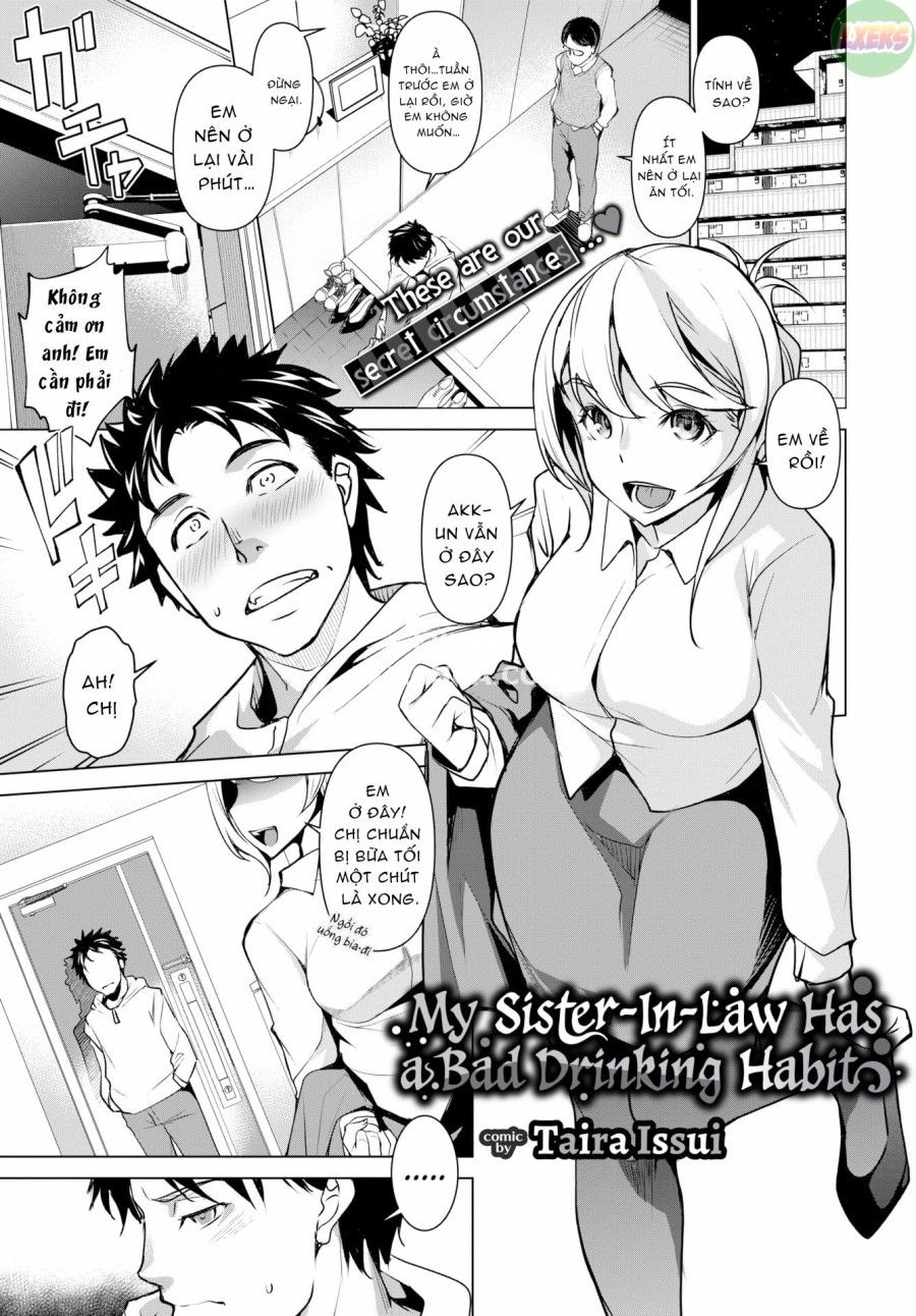 Chị Dâu Tôi Có Thói Quen Uống Rượu Không Lành Mạnh Oneshot page 1 - Giả Dược