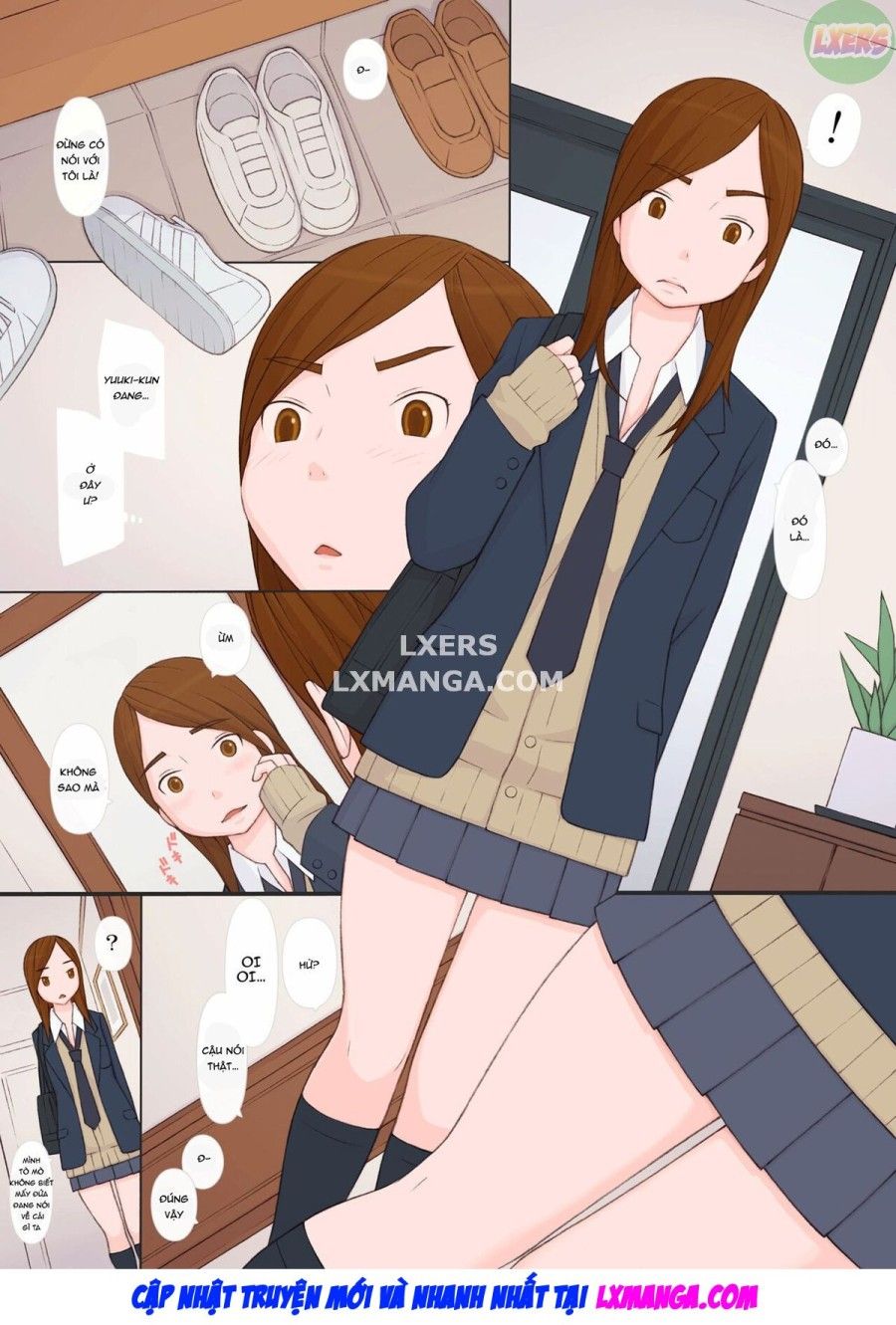 Chị Gái Lừa Cậu Em Trai Liếm Lồn Oneshot page 9 - Giả Dược