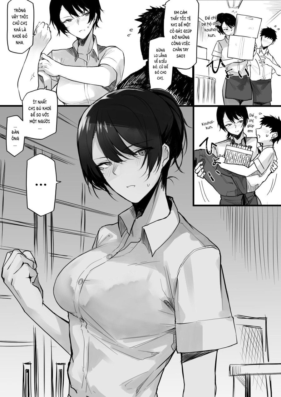 Chị Gái Mạnh Mẽ Đã Bị Ma Quỷ Cám Dỗ Oneshot page 4 - Giả Dược