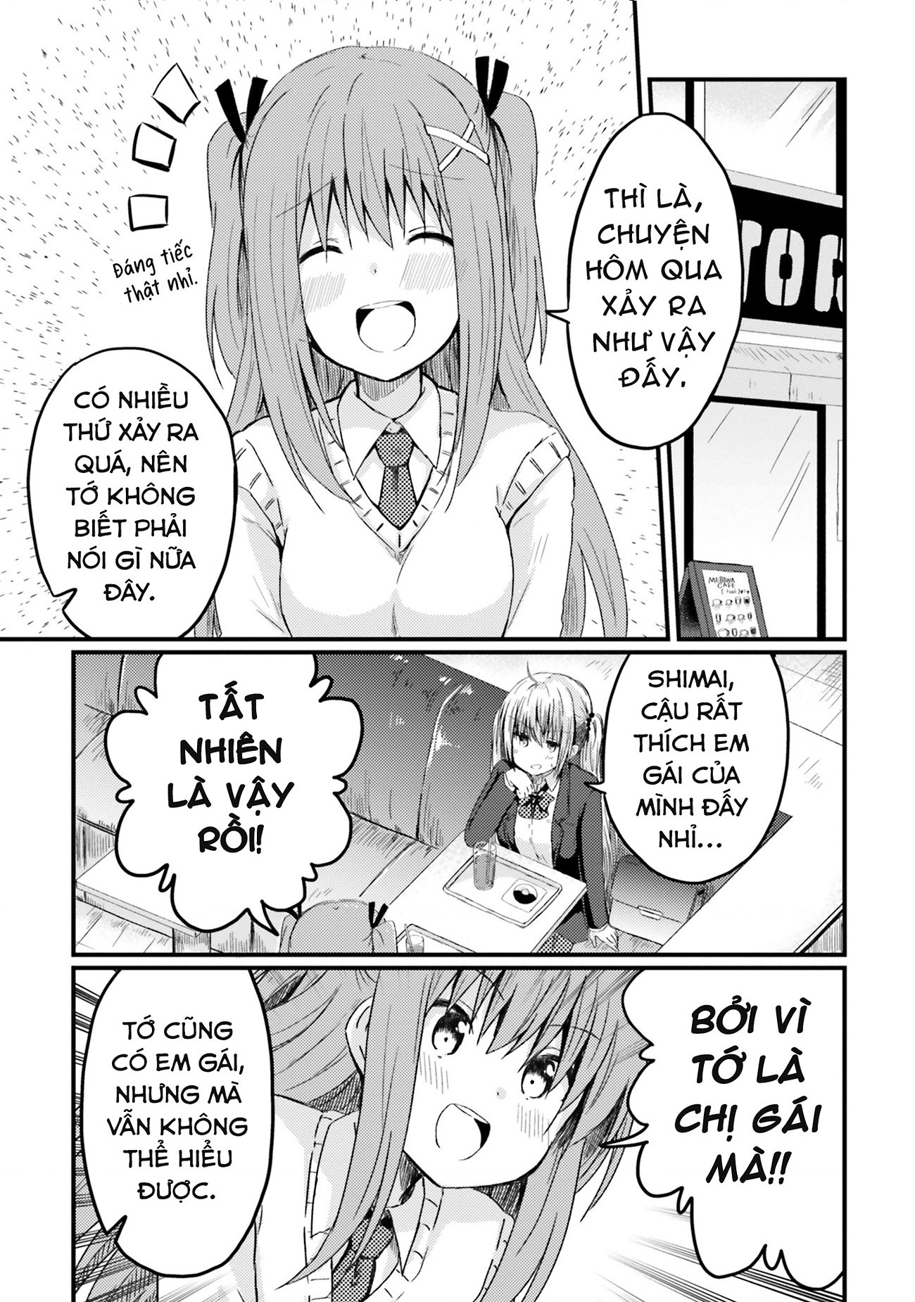 đọc truyện Chị Gái Siscon Và Cô Em Gái Không Bận Tâm Về Điều Đó  Chương 1 ảnh 18 tại Thiên Thai Truyện