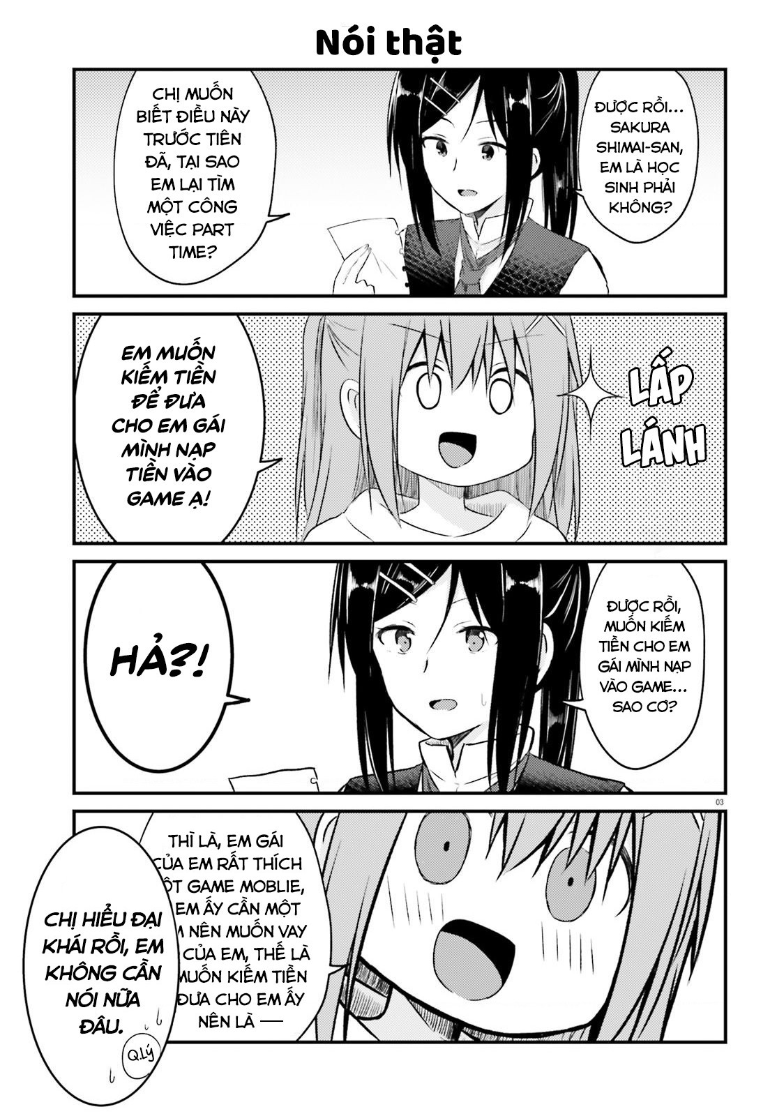 đọc truyện Chị Gái Siscon Và Cô Em Gái Không Bận Tâm Về Điều Đó  Chương 18 ảnh 4 tại Thiên Thai Truyện