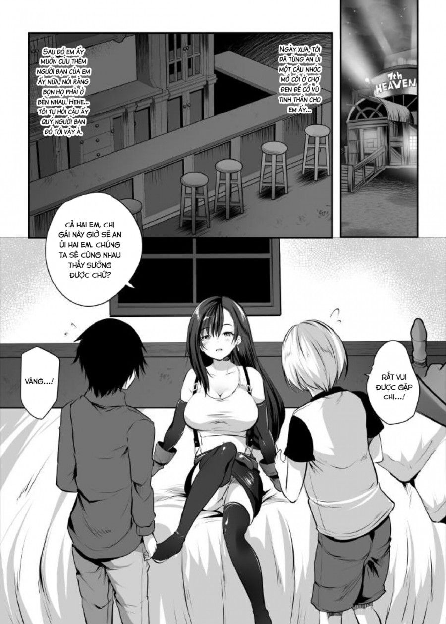 Chị Gái Tifa Chiều Chuộng Và An Ủi Chúng Tôi Oneshot page 3 - Giả Dược