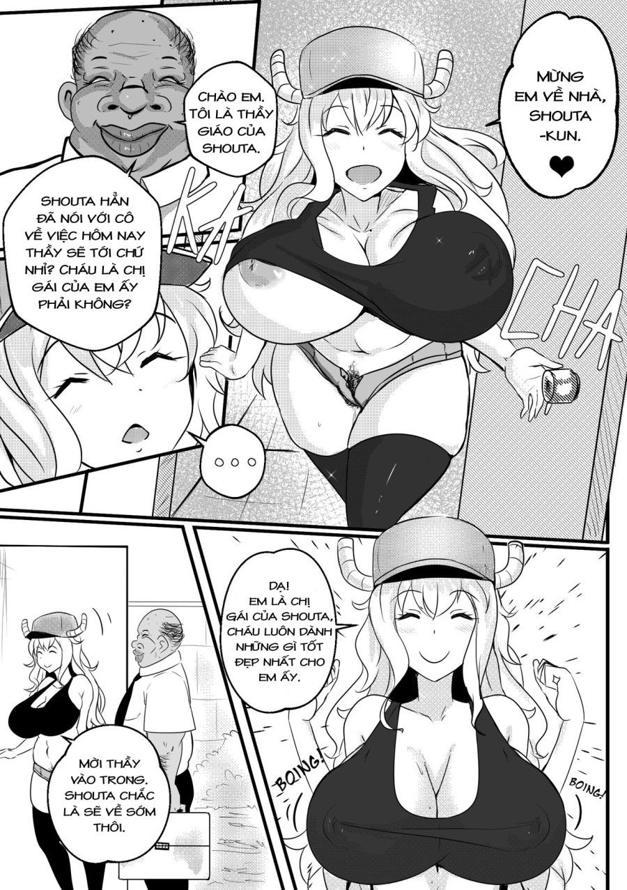 Chị Gái Vì Tôi Mà Bú Cặc Thầy Giáo! Oneshot page 4 - Giả Dược