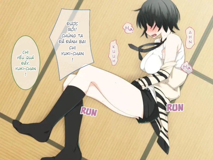 Chị Gái Xinh Đẹp Bị Hiếp Dâm Bởi Đám Nhãi Ranh Biến Thái Phần 3 Oneshot page 15 - Giả Dược