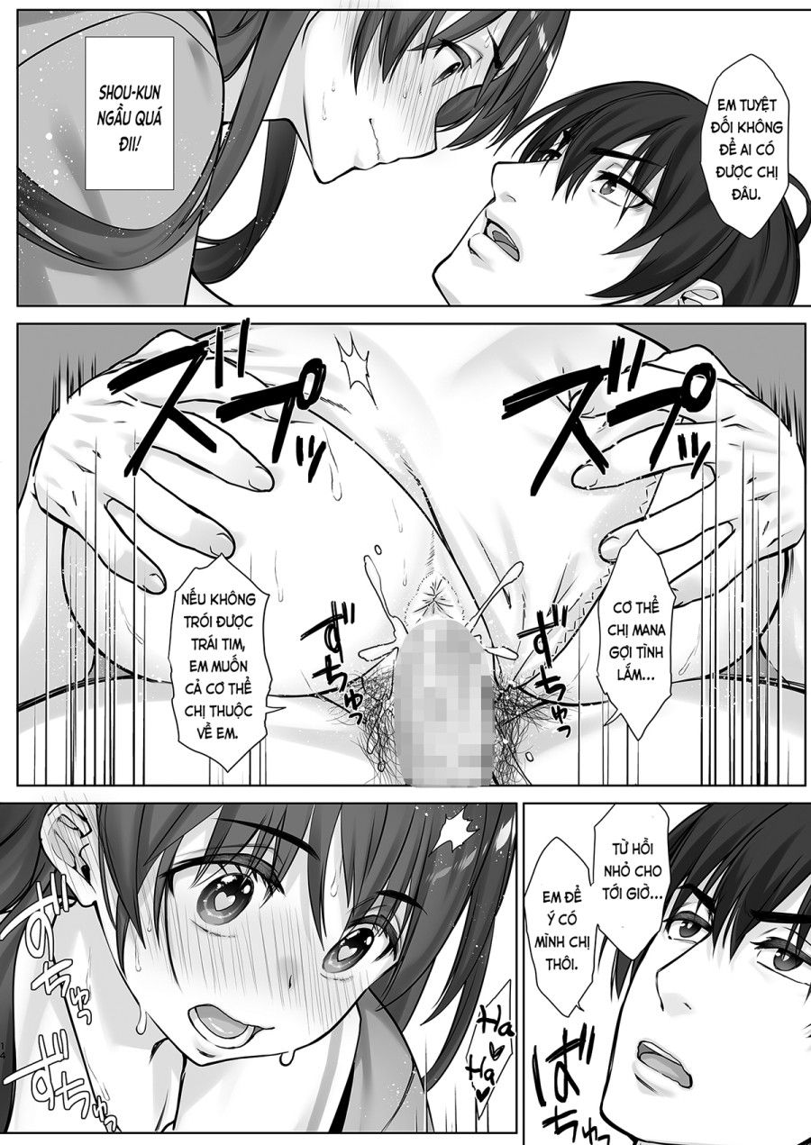 Chị Hai Nữ Sinh Manami Kém Phản Kháng Không Thể Chống Lại Em Trai Có Máu Ác Dâm (nguyên Tác) Oneshot page 14 - Giả Dược