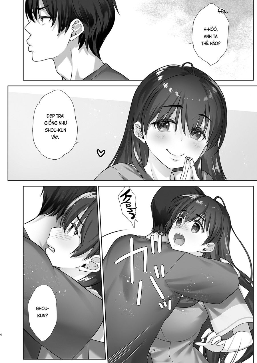 Chị Hai Nữ Sinh Manami Kém Phản Kháng Không Thể Chống Lại Em Trai Có Máu Ác Dâm (nguyên Tác) Oneshot page 4 - Giả Dược