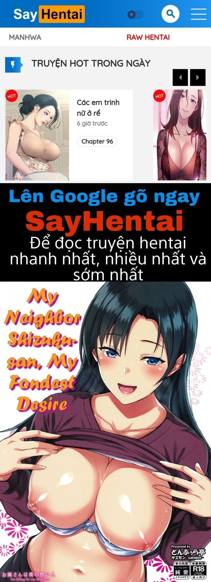 đọc truyện Chị Hàng Xóm Ngọt Nước Shizuku-san Oneshot ảnh 1 tại Thiên Thai Truyện