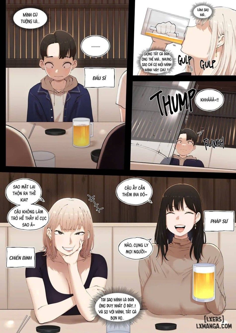Chỉ Mình Tôi Là Đàn Ông Trong Cái Tổ Đội Này Oneshot page 6 - Giả Dược
