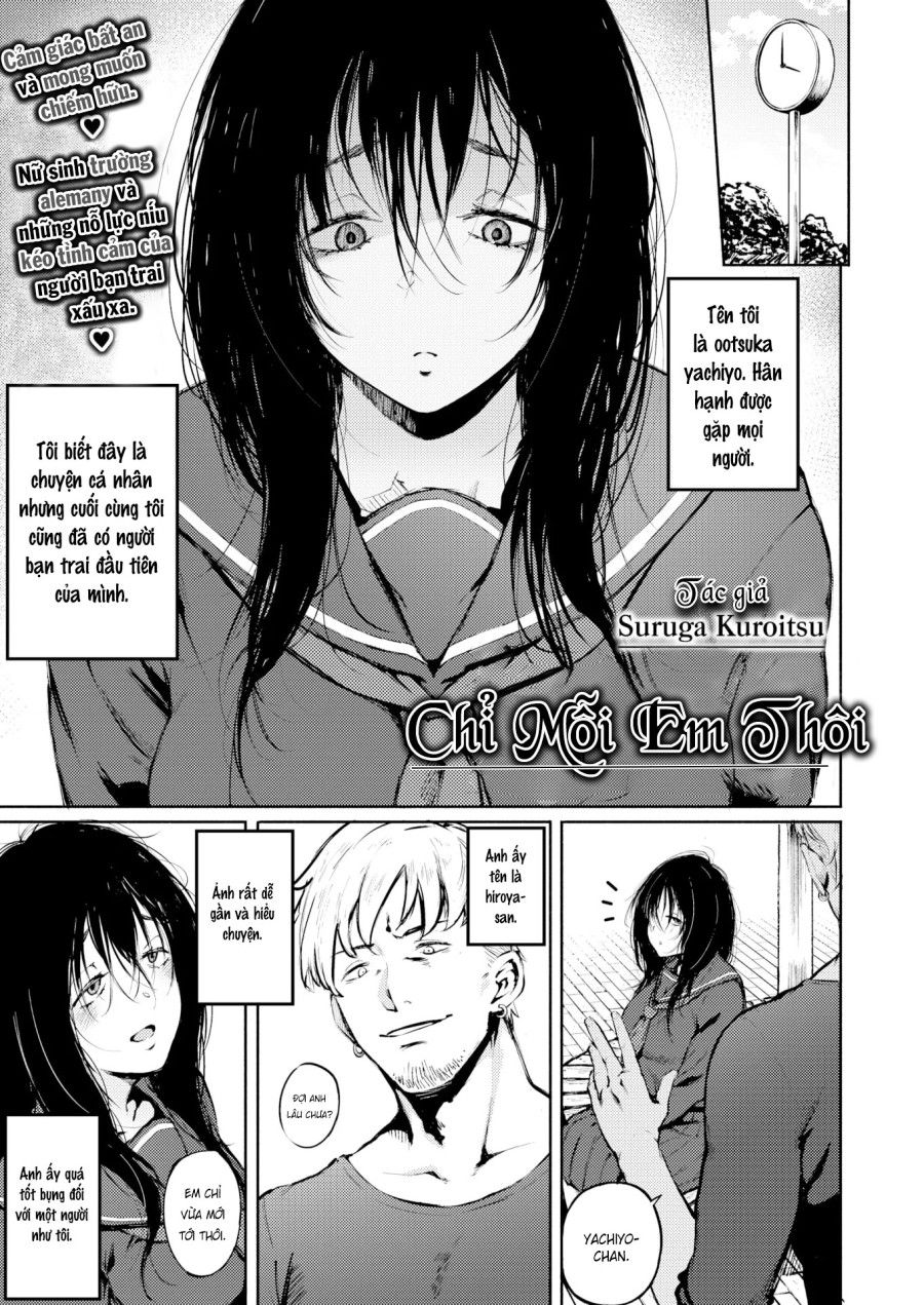 Chỉ Mỗi Em Thôi [không Che] Oneshot page 2 - Giả Dược