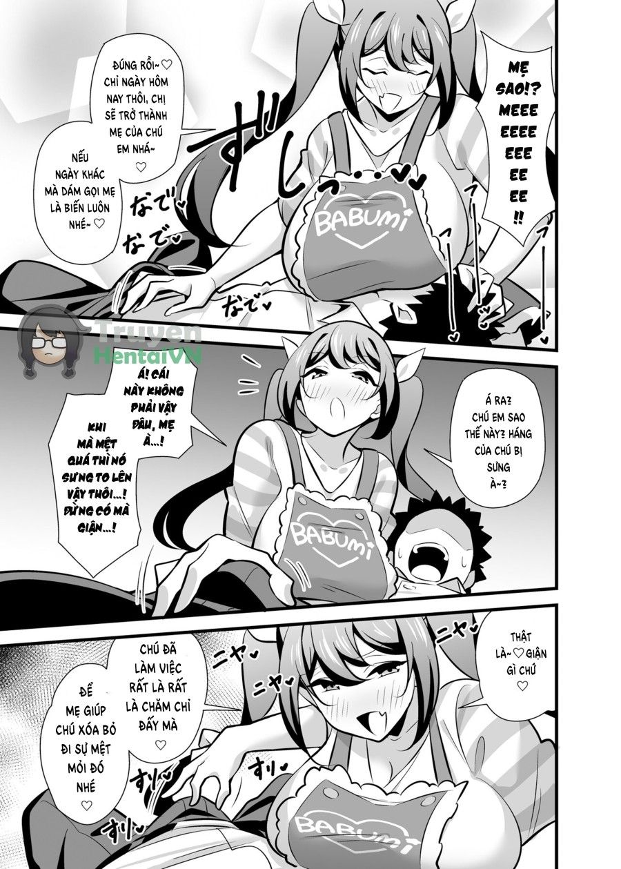 Chị Sếp Chơi Trò Mẹ Con Vào Ngày Nghỉ Cùng Nhân Viên Oneshot page 7 - Giả Dược