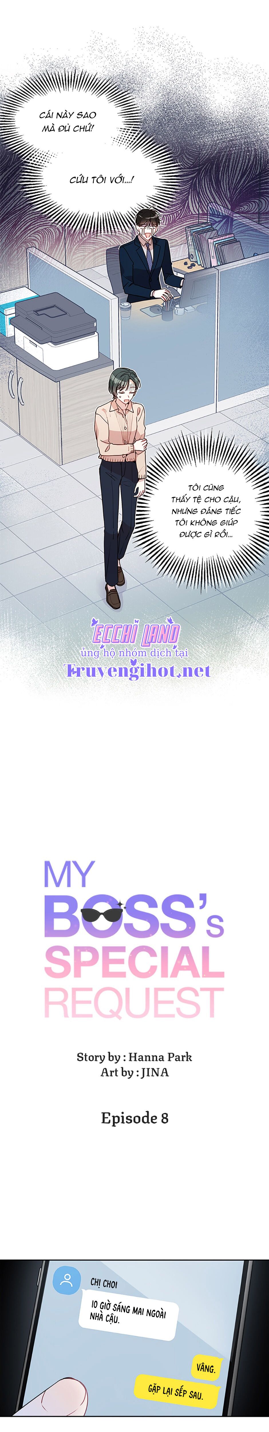 đọc truyện Chỉ Thị Đặc Biệt Của Sếp Chương 8.1 ảnh 8 tại Thiên Thai Truyện